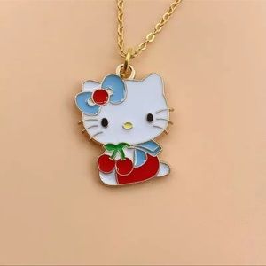 Hello kitty charm necklace